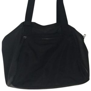 Black Leather Free To Be Large Tote